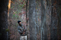 Ron Seifert, a spokeperson for the Tar Sands Blockade, sneaks through the woods in an attempt to avoid being spotted by TransCanada security. For 80 days two dozen protesters with the Tar Sands Blockade took turns living up in the trees.