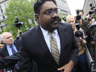 Raj Rajaratnam, center, billionaire co-founder of Galleon Group, is surrounded by photographers as leaves Manhattan federal court May 11 after being convicted of insider trading charges. Raj Rajaratnam, center, billionaire co-founder of Galleon Group, is surrounded by photographers as leaves Manhattan federal court May 11 after being convicted of insider trading charges.