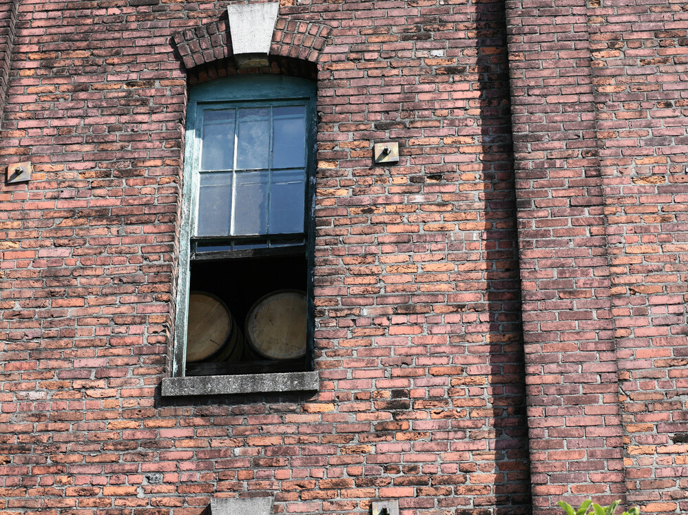 Oak barrels filled with whiskey, getting older and tastier at Buffalo Trace Distillery in Frankfort, Ky.