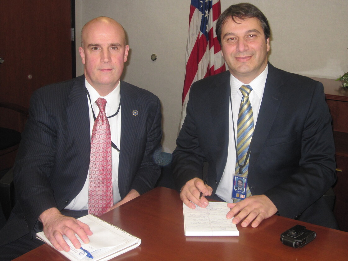 Patrick Carroll (left) and David Chaves head white collar crime and securities fraud units at the FBI's New York office. Their team pursued insider trading with some of the same tactics used on organized crime and drug cartels.