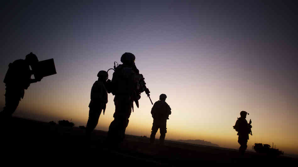 Soldiers on patrol in Afghanistan near the Pakistan border in 2009. This year, more active-duty troops died by suicide than by fighting in Afghanistan.