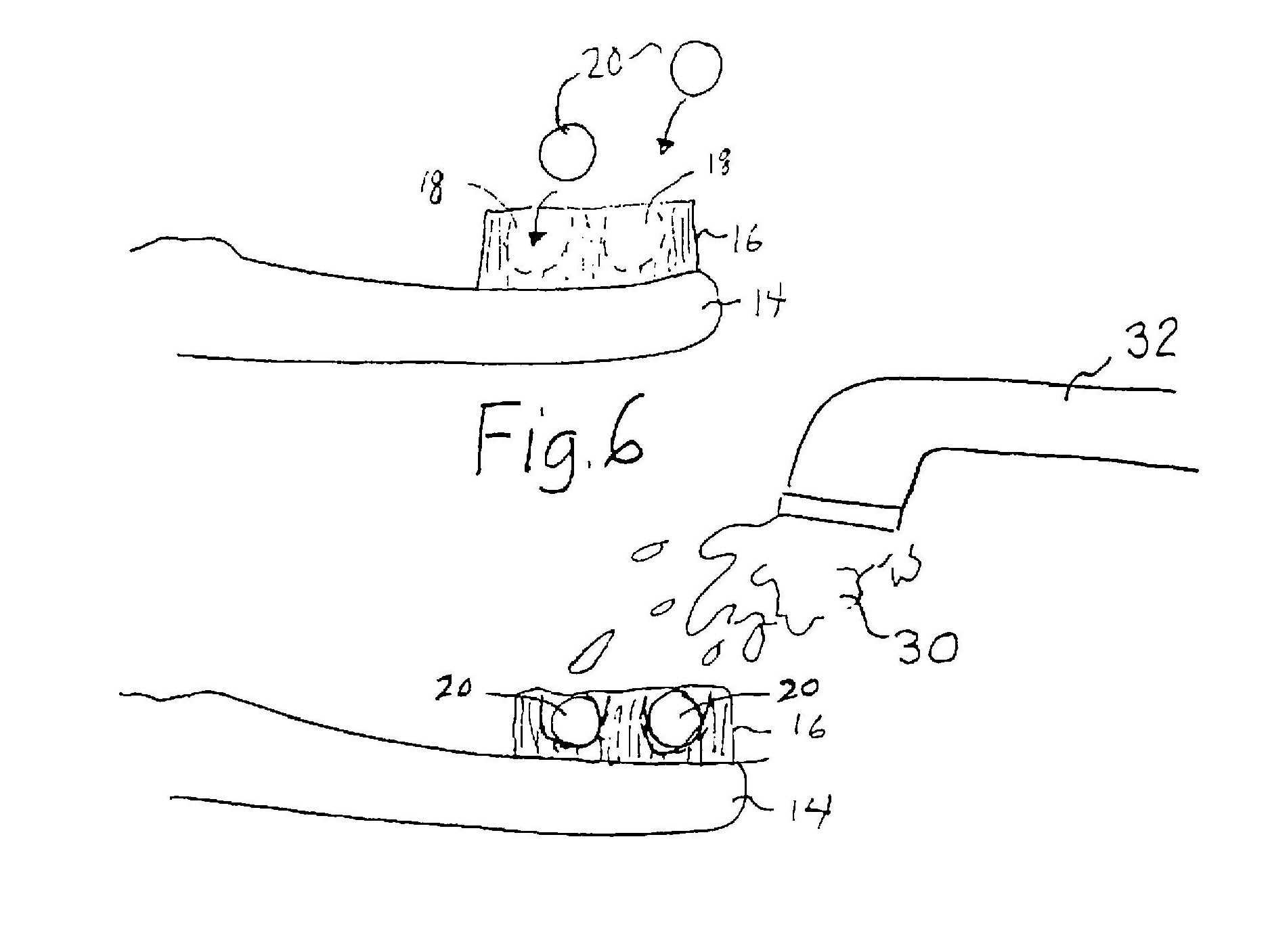 A drawing from Joshua Atkin's 2012 patent for "Dehydrated Dentifrice And Toothbrush." A drawing from Joshua Atkin's 2012 patent for "Dehydrated Dentifrice And Toothbrush."