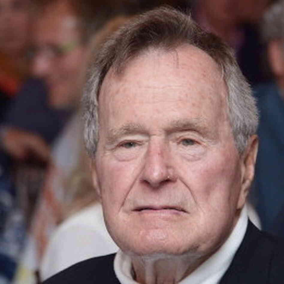 Former President George H.W. Bush in June. Former President George H.W. Bush in June.