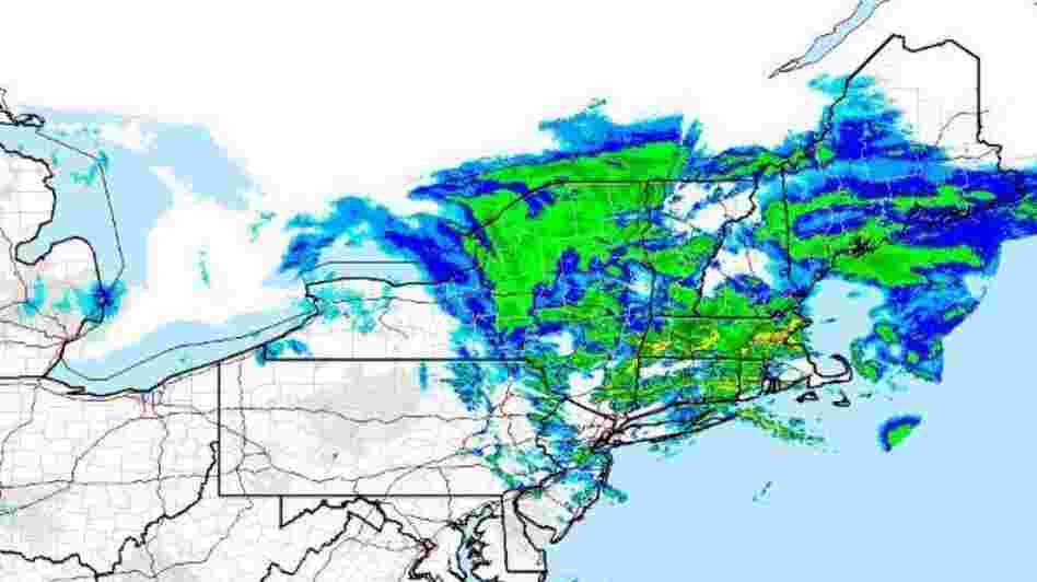 The storm's position around dawn on Thursday. The storm's position around dawn on Thursday.