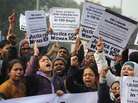 Demonstrators rally in New Delhi on Thursday as part of ongoing protests following the rape of a student in the Indian capital on Dec. 16 Demonstrators rally in New Delhi on Thursday as part of ongoing protests following the rape of a student in the Indian capital on Dec. 16