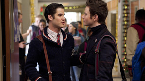 Blaine (Darren Criss) and Kurt (Chris Colfer) navigate the less permanent, but no less terrifying world of high school in Glee.