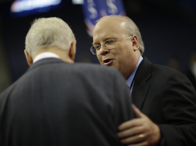 Republican strategist Karl Rove, shown at the Republican National Convention in August, is arguing for continued secrecy for the new class of million-dollar political donors.