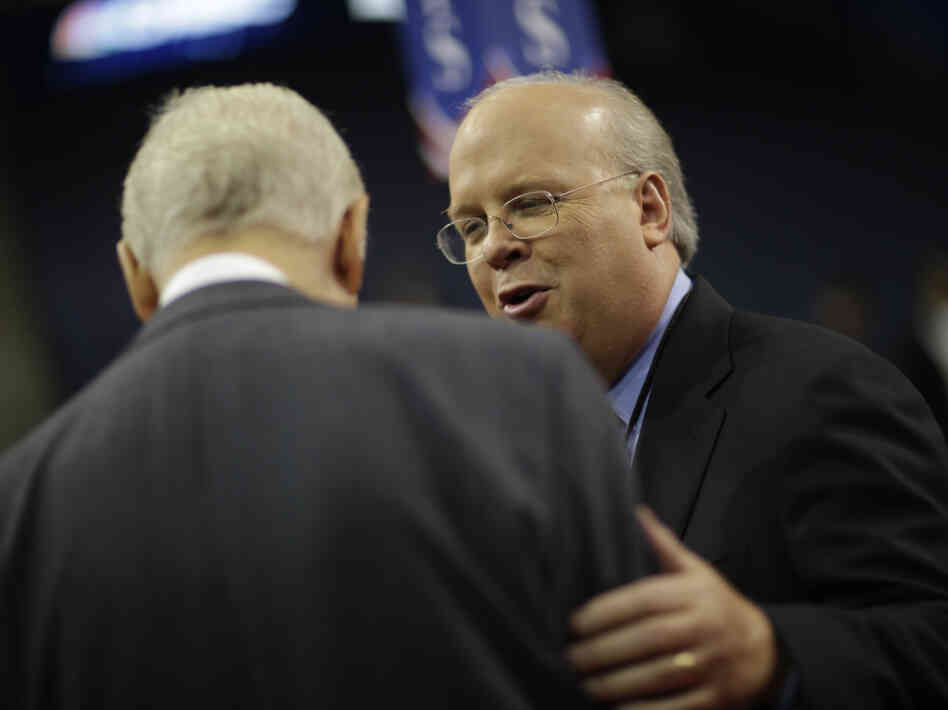 Republican strategist Karl Rove, shown at the Republican National Convention in August, is arguing for continued secrecy for the new class of million-dollar political donors.