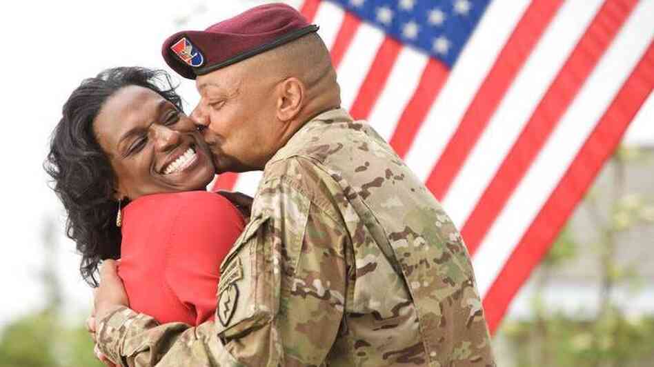 Yolanda and Brigade Commander Col. Morris Goins of OWN's Married To The Army: Alaska.