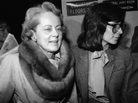 Jean Harris, left, arrives at court in White Plains, New York on Feb. 9, 1981, accompanied by a defense attorney. Jean Harris, left, arrives at court in White Plains, New York on Feb. 9, 1981, accompanied by a defense attorney.