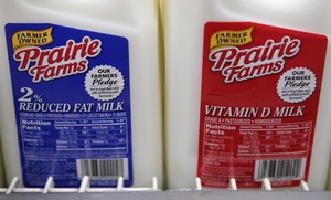 Milk for sale in Chicago.