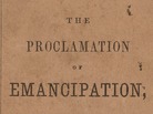Pocket versions of the Proclamation of Emancipation were distributed through Union troops to be read to slaves. Pocket versions of the Proclamation of Emancipation were distributed through Union troops to be read to slaves.