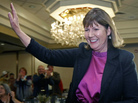 Rep.-elect Ann Kirkpatrick, D-Ariz., enters a room full of supporters on Election Day, Nov. 6, in Flagstaff, Ariz. Rep.-elect Ann Kirkpatrick, D-Ariz., enters a room full of supporters on Election Day, Nov. 6, in Flagstaff, Ariz.