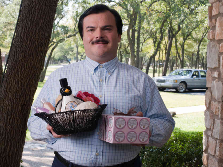 In Bernie, Jack Black plays a small-town mortician who murders his live-in companion after she won't stop nagging him. The movie is based on a true story.