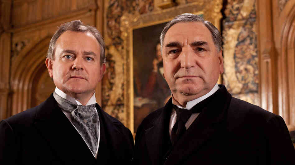 Hugh Bonneville (left) stars as Lord Grantham and Jim Carter as Mr. Carson, the formidable butler of Downton Abbey. Hugh Bonneville (left) stars as Lord Grantham and Jim Carter as Mr. Carson, the formidable butler of Downton Abbey.