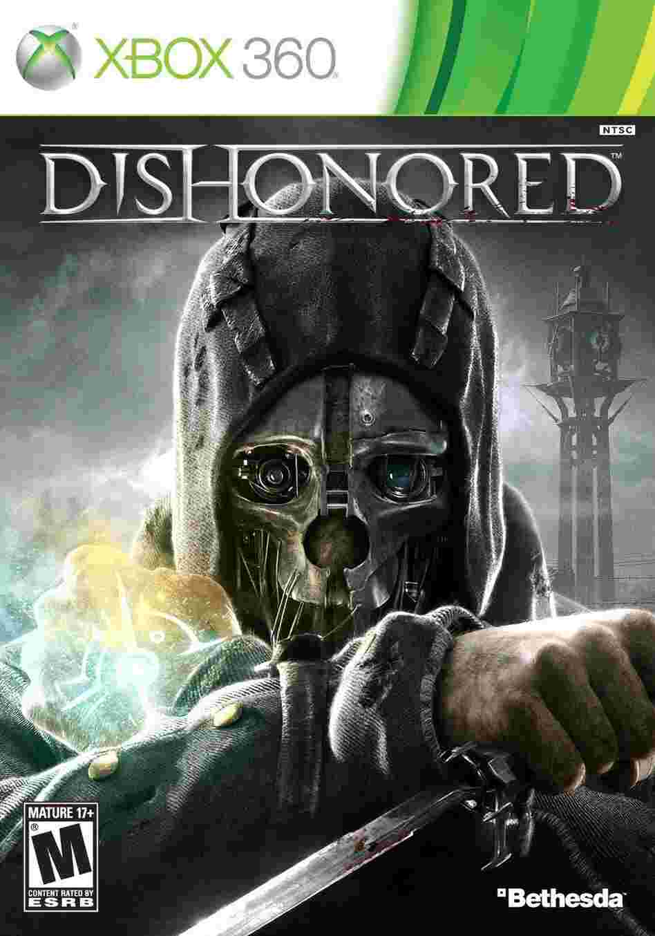 The cover of DISHONORED.