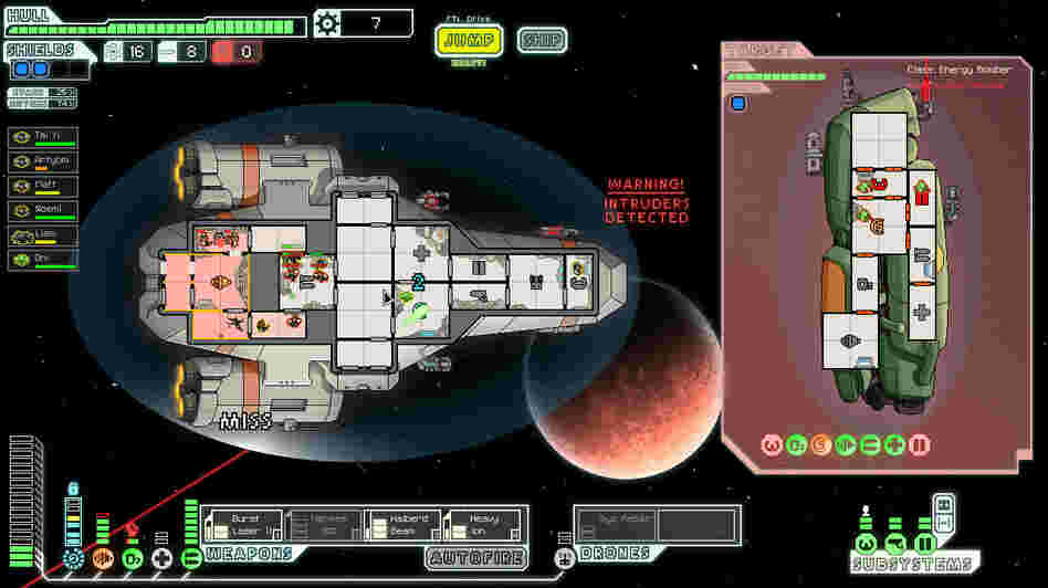 Screenshot from FTL.