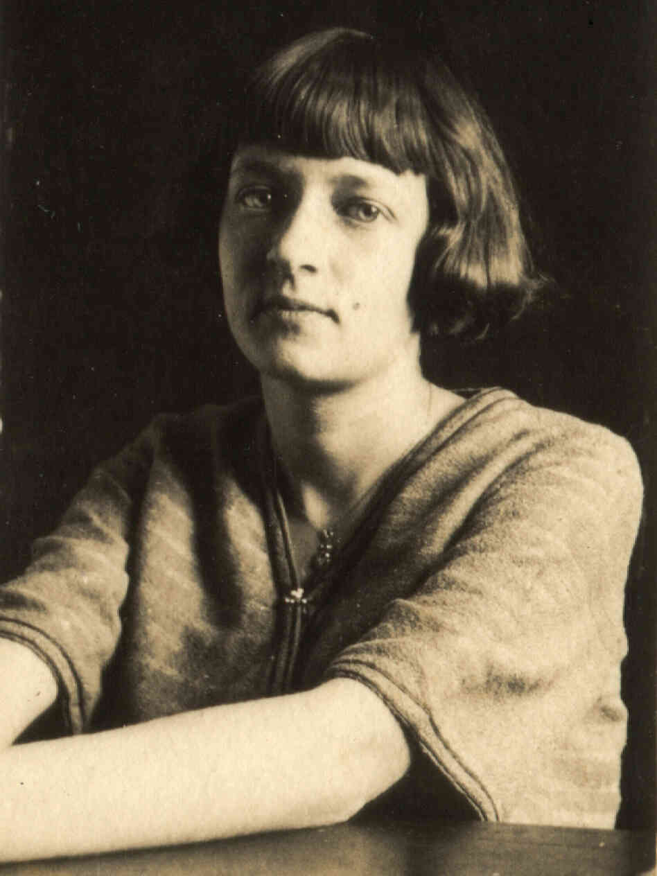 Mildred Norman at 16, when, as her sister says, "she had to have the latest clothing." When she devoted herself to walking for peace, she took on a completely different kind of life.