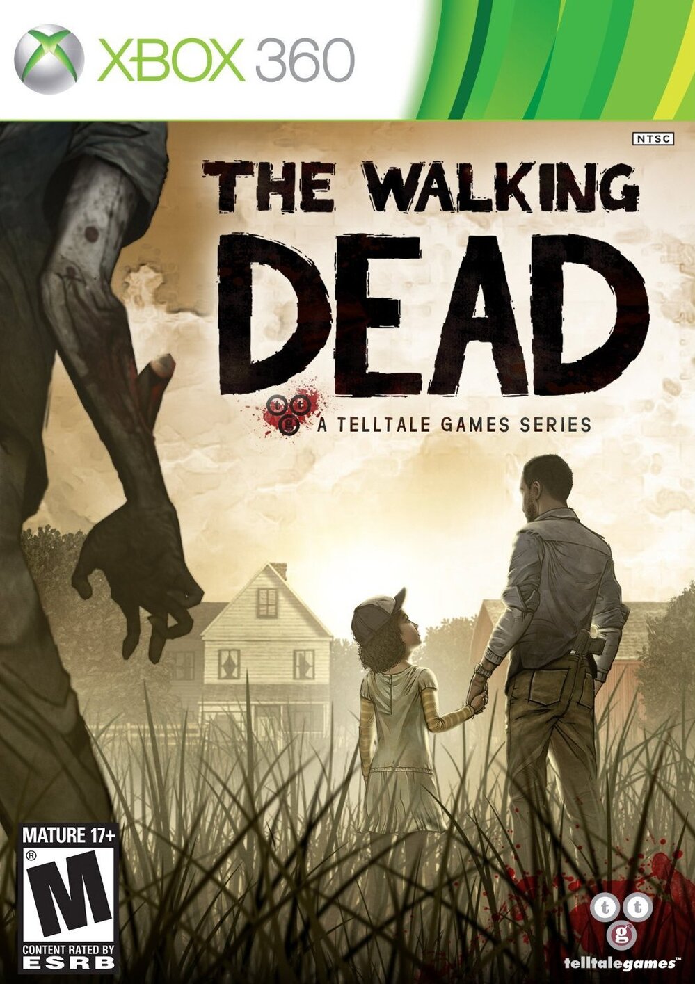 The cover of THE WALKING DEAD.