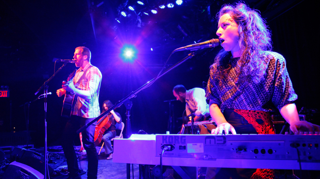 Lost In The Trees perform at Le Poisson Rouge in New York City on April 11, 2012.