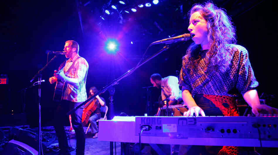 Lost In The Trees perform at Le Poisson Rouge in New York City on April 11, 2012.