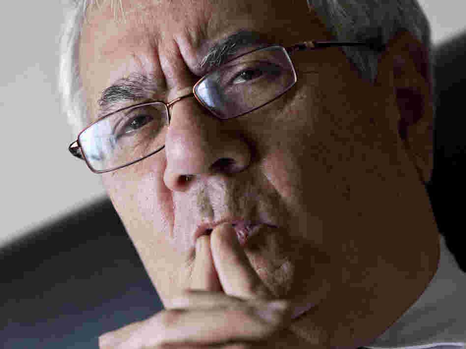Rep. Barney Frank, D-Mass., the nation's most prominent gay politician, speaks in Washington last month about his imminent retirement.
