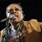 Dee Alexander salutes Jimi Hendrix during her Funkin' With Electric Soul show. Dee Alexander salutes Jimi Hendrix during her Funkin' With Electric Soul show.
