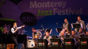 Gordon Goodwin's Big Phat Band in concert at the Monterey Jazz Festival.