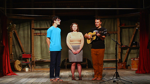 Mount Eerie plays a song for a Field Recordings video shoot, at Folger Shakespeare Library.