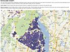 The Journal News' map of gun owners in Rockland County, N.Y. At its website, the image is interactive so that users can see who has handgun permits and where they live. The Journal News' map of gun owners in Rockland County, N.Y. At its website, the image is interactive so that users can see who has handgun permits and where they live.