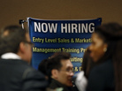 The scene at a career fair in New York City last fall. The scene at a career fair in New York City last fall.