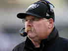 Head coach Andy Reid of the Philadelphia Eagles looks on during a game against the Washington Redskins on Dec. 23, 2012 in Philadelphia.