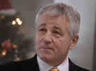 Former Sen. Chuck Hagel, seen here in 2008, is reported to be President Obama's pick to be the next defense secretary.
