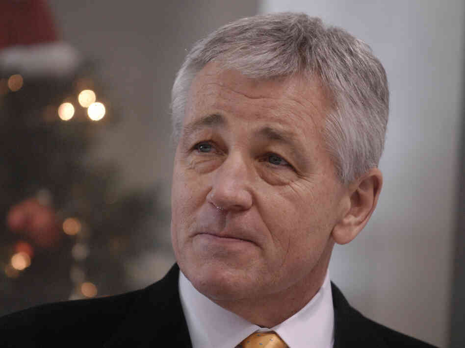 Former Sen. Chuck Hagel, seen here in 2008, is reported to be President Obama's pick to be the next defense secretary.