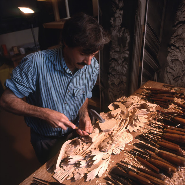 David Esterly has been a professional limewood carver since the 1970s.