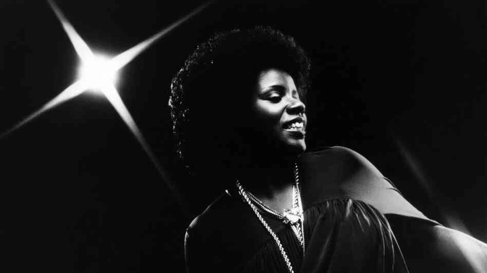 Gloria Gaynor, whose cover of the Jackson 5's"Never Can Say Goodbye" was one of the first songs included in a side-long megamix, in the 1970s.