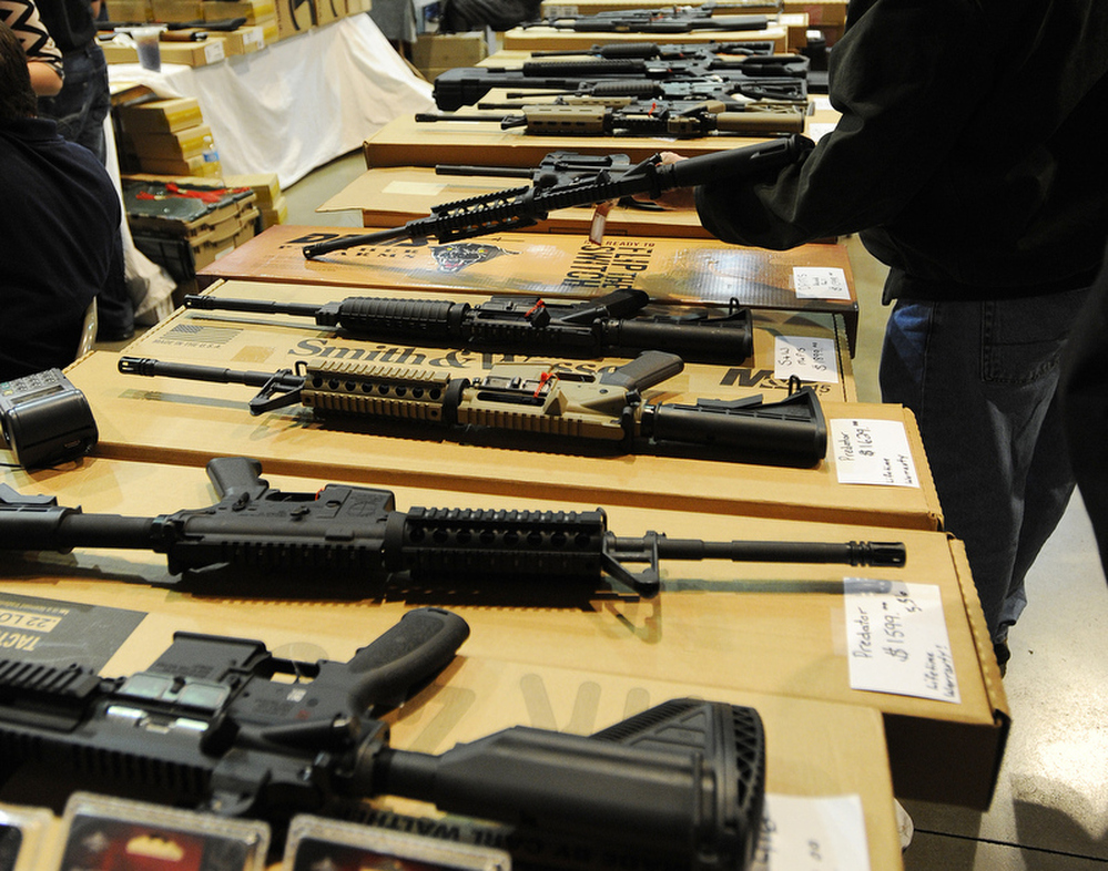 At the Great Southern Gun and Knife Show in Birmingham, Ala., over the weekend, rows of weapons drew a record crowd. At the Great Southern Gun and Knife Show in Birmingham, Ala., over the weekend, rows of weapons drew a record crowd.