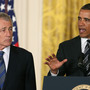 President Obama nominates former Sen. Chuck Hagel, R-Neb., to be defense secretary Monday at the White House. President Obama nominates former Sen. Chuck Hagel, R-Neb., to be defense secretary Monday at the White House.