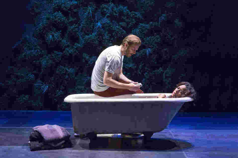 Liza Colon-Zayas plays a troubled character named Odessa Ortiz, who finds her better self online. She's pictured above with Bill Heck, as Fountainhead.