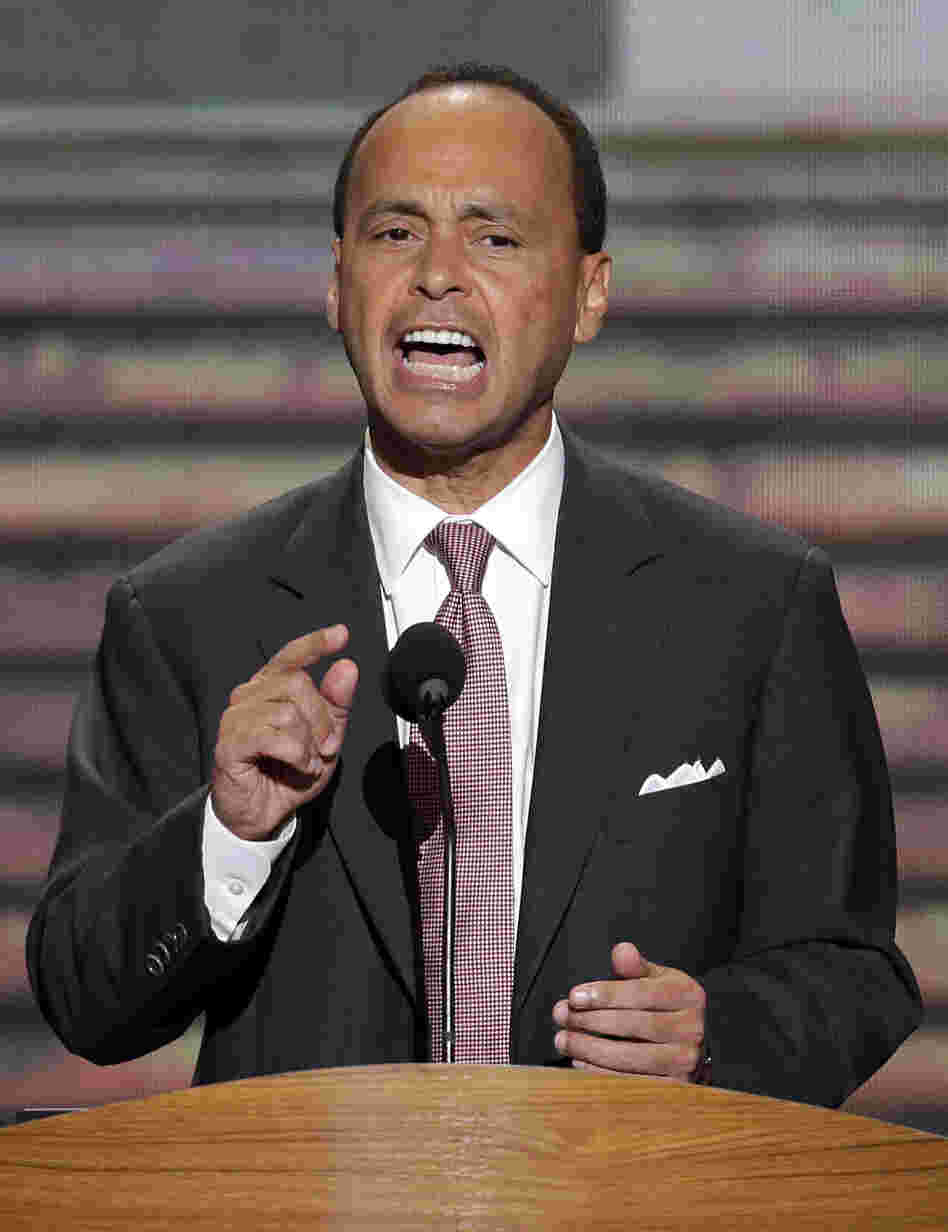 Rep. Luis Gutierrez, D-Ill., has given up a more senior post to sit on the House Judiciary Committee. Here, he speaks at the Democratic National Convention in Charlotte, N.C., in September.