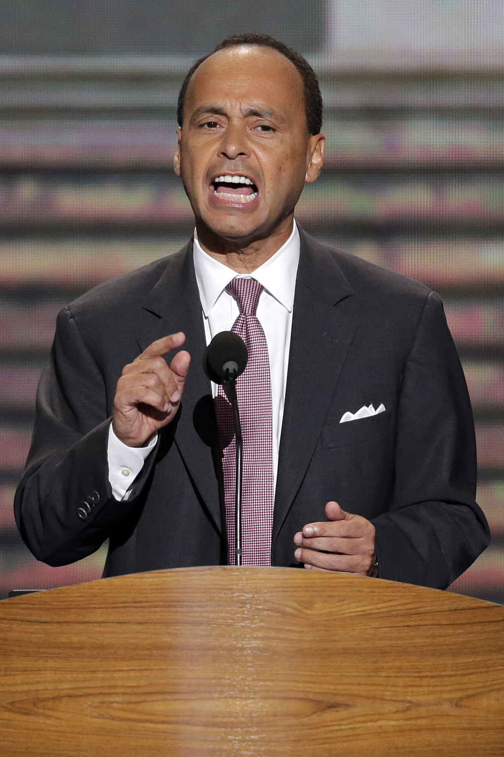 Rep. Luis Gutierrez, D-Ill., has given up a more senior post to sit on the House Judiciary Committee. Here, he speaks at the Democratic National Convention in Charlotte, N.C., in September.