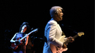Annie Clark (of St. Vincent) and David Byrne perform together at The Music Center at Strathmore in North Bethesda, Md., on Sept. 30, 2012. Annie Clark (of St. Vincent) and David Byrne perform together at The Music Center at Strathmore in North Bethesda, Md., on Sept. 30, 2012.