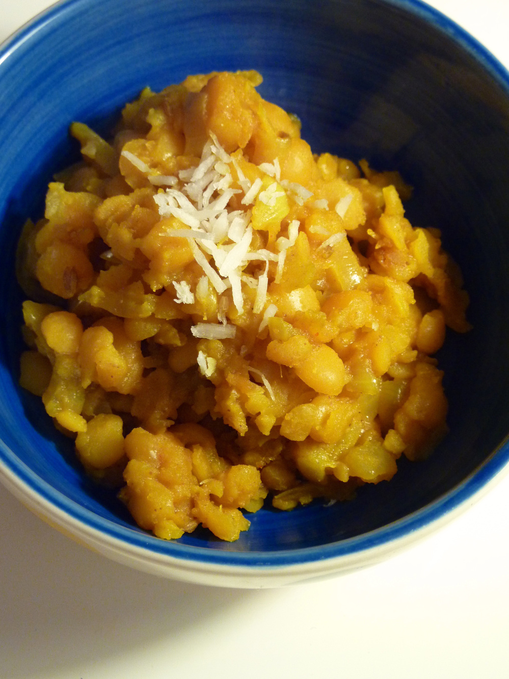 Yellow Split Peas With Coconut