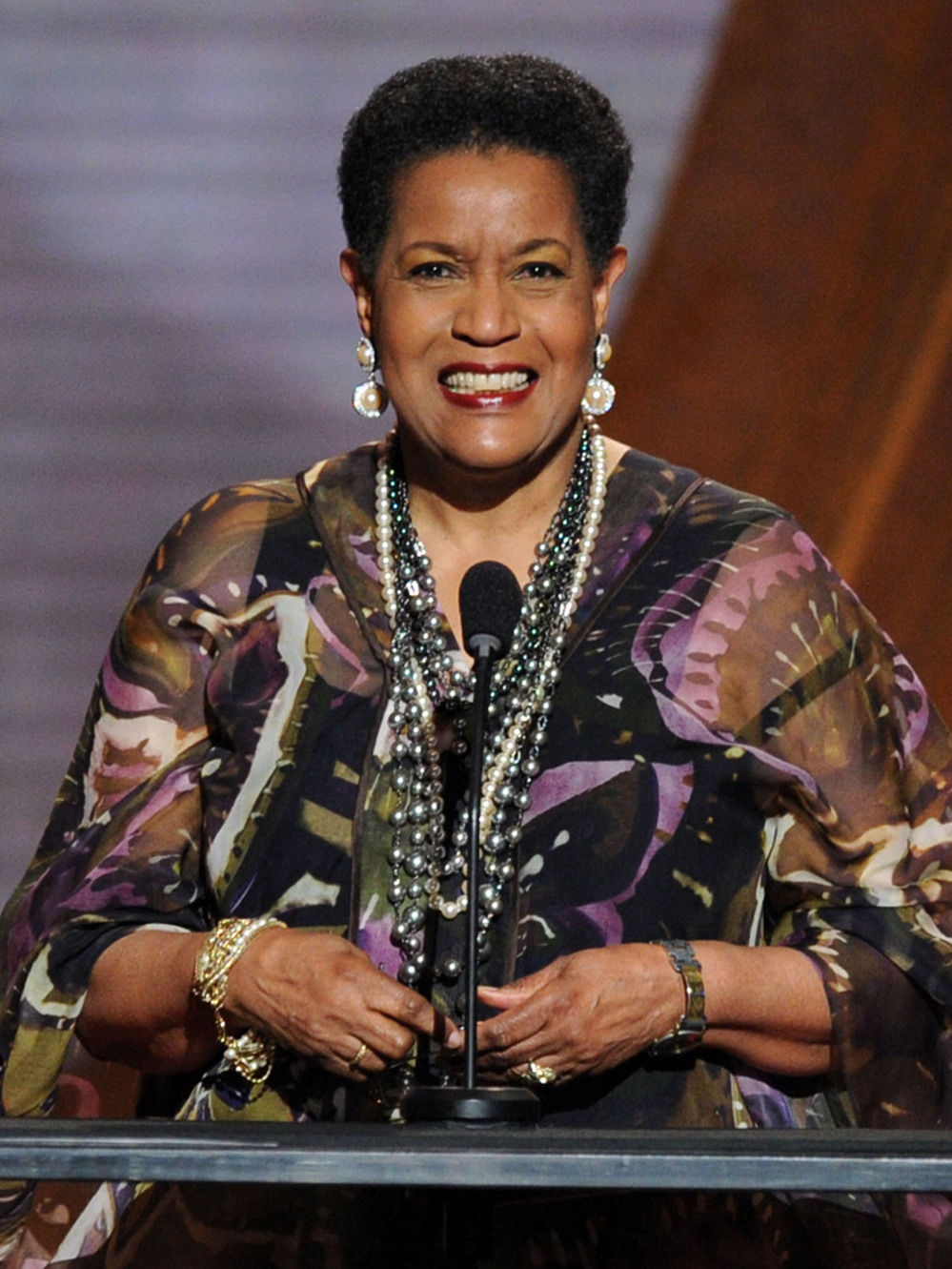 Myrlie Evers-Williams, seen here in 2010, will deliver the invocation at President Obama's second inauguration on Jan. 21.