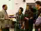 Herbie Hancock speaks with the current class of Thelonious Monk Institute of Jazz Performance masters degree students. Herbie Hancock speaks with the current class of Thelonious Monk Institute of Jazz Performance masters degree students.