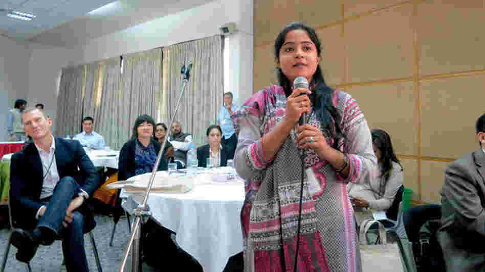 Humaria Bachal initially recruited students in her Karachi neighborhood for a small private school she had opened. She now runs a school with 22 teachers and 1,200 students.