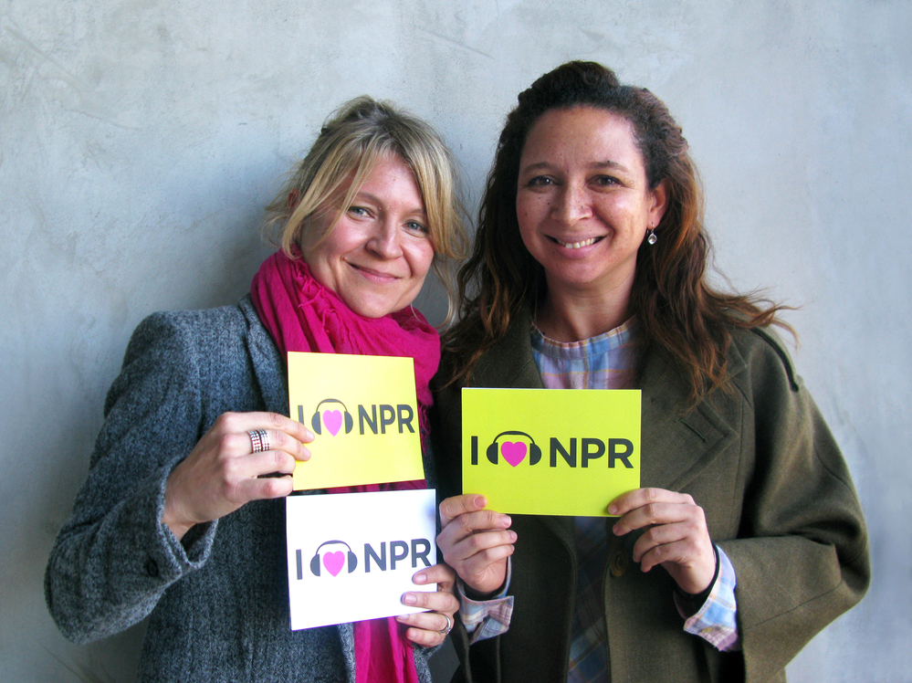 Maya Rudolph and Gretchen Lieberum of Princess at NPR West