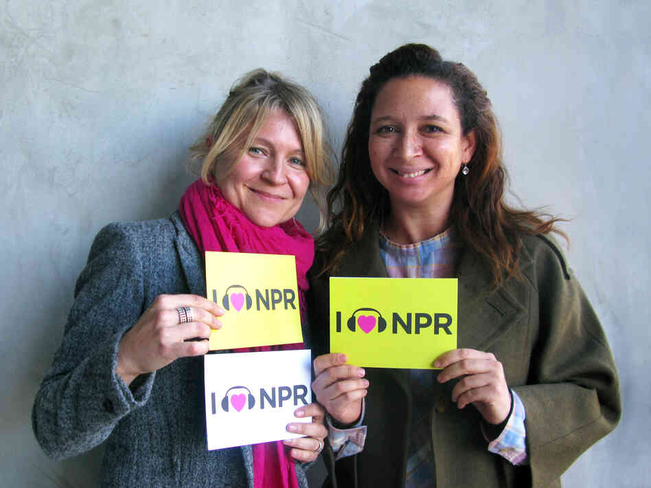 Maya Rudolph and Gretchen Lieberum of Princess at NPR West
