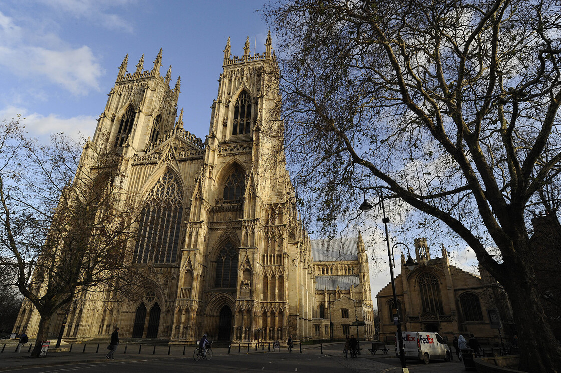 The stones of York Minster in northern England are decaying. Olive oil may be just the dressing the cathedral needs to preserve its Gothic architecture.