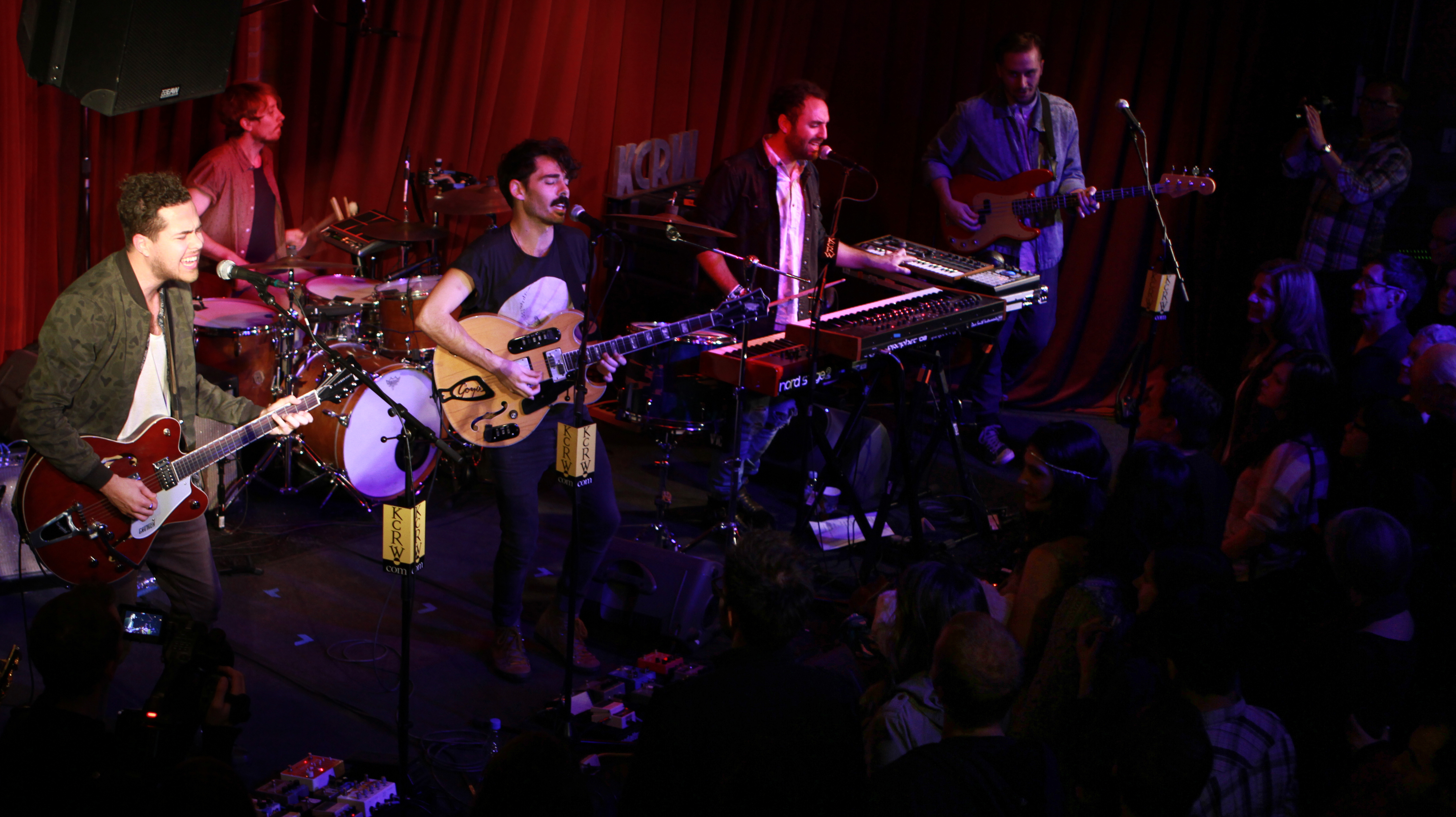 Local Natives performed at Apogee's Berkeley Street Studios in Santa Monica.